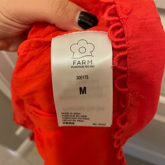 Farm Rio red miniskirt - Picture 4 of 4